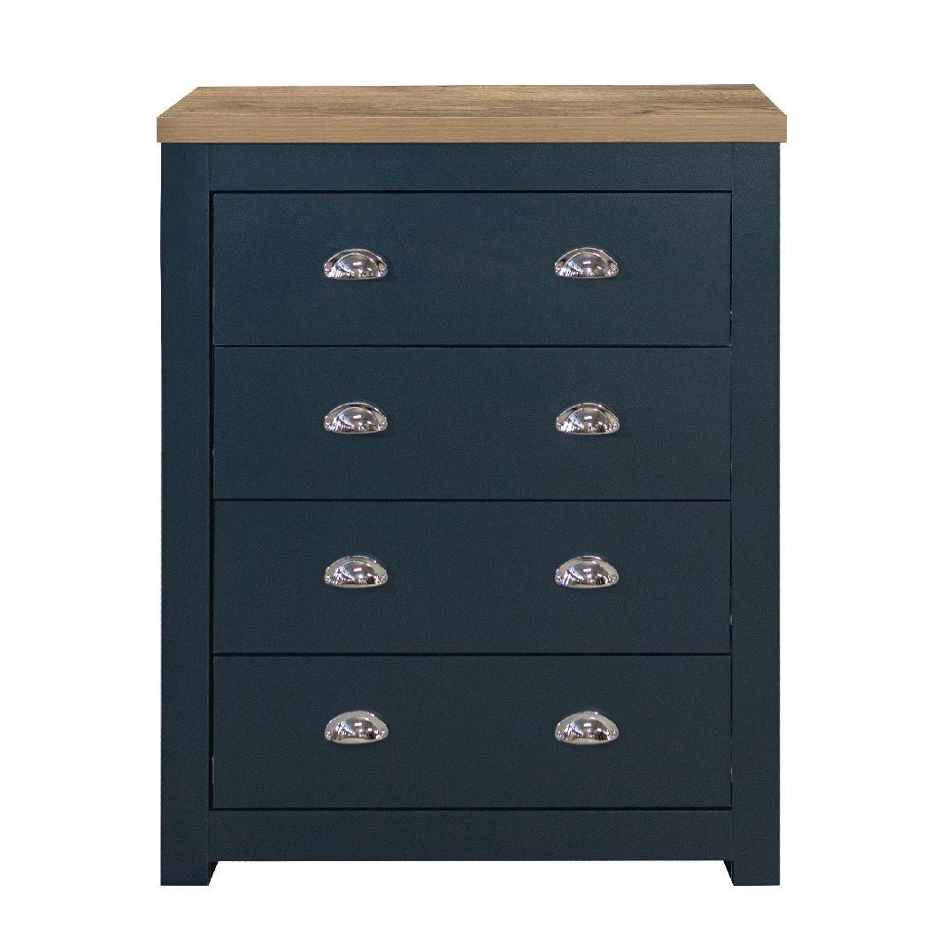 Highgate 4 Drawer Chest - Birlea