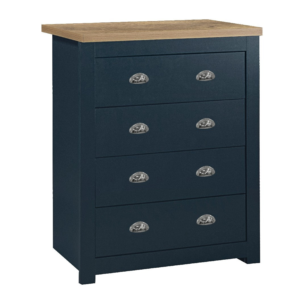 Highgate 4 Drawer Chest - Birlea