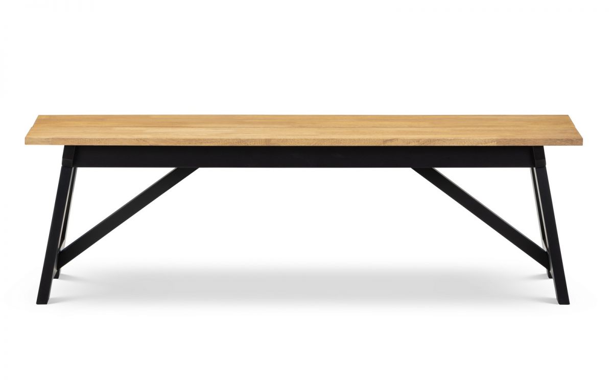 Hockley Dining Table, Bench and 4 Chairs - Julian Bowen