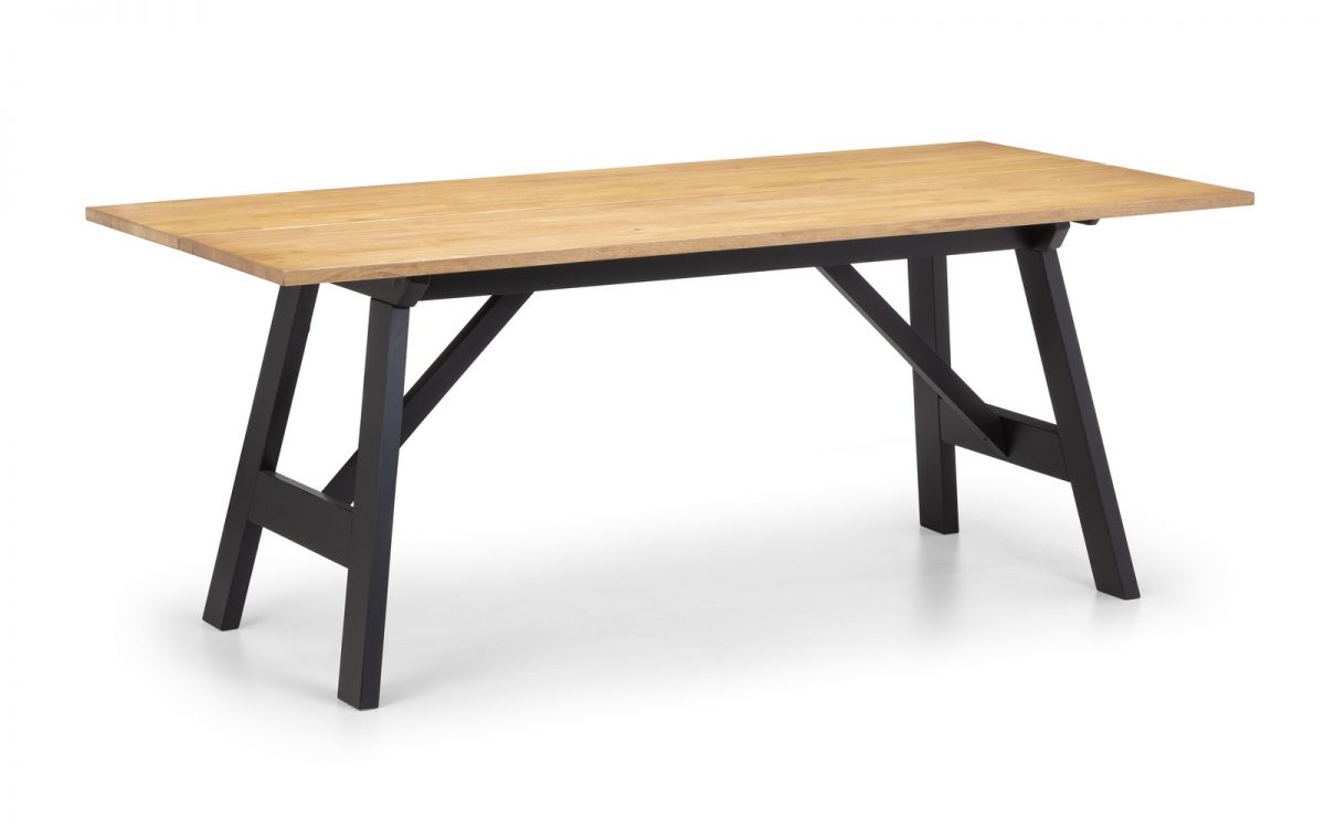 Hockley Dining Table, Bench and 4 Chairs - Julian Bowen