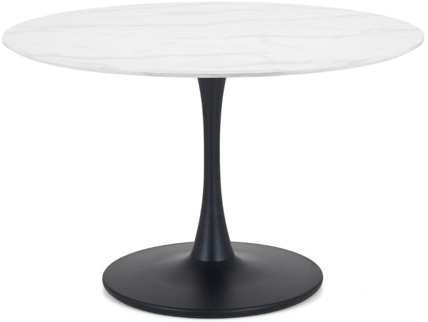 Holland Round Pedestal Table & 4 Delaunay Chairs - Julian Bowen