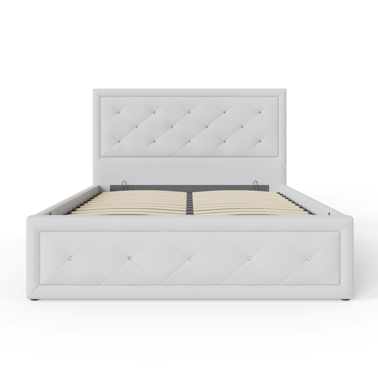 Hollywood Diamante Backed Ottoman Bed - GFW