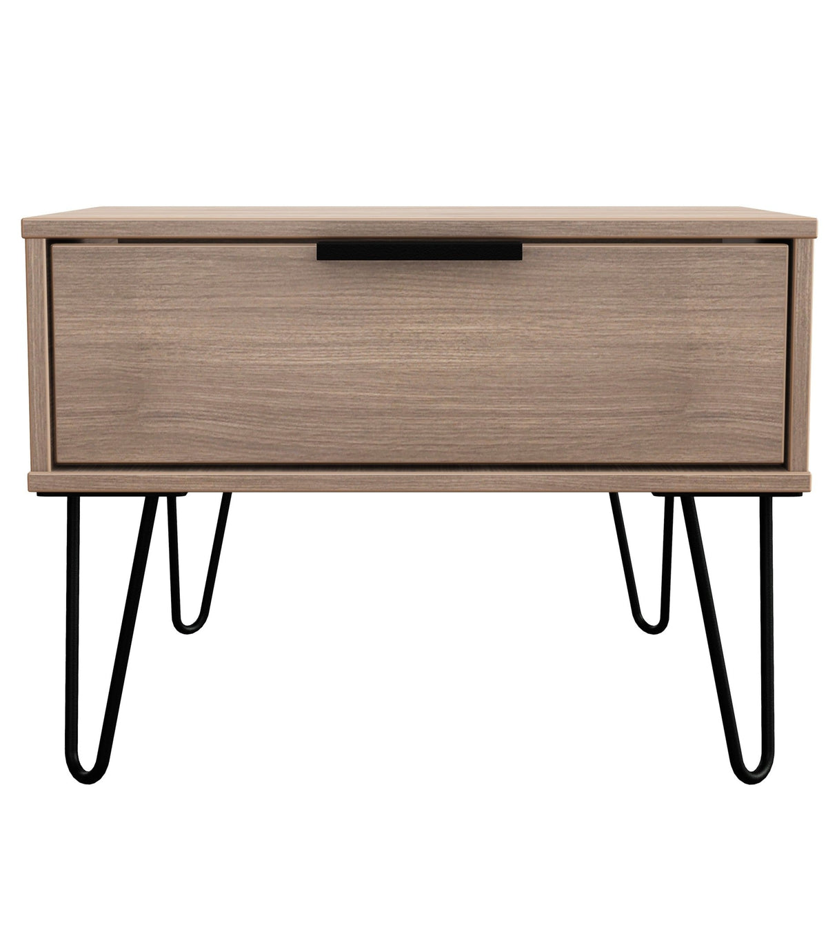 Hong Kong 1 Drawer Midi Chest with Hairpin Legs - Welcome Furniture