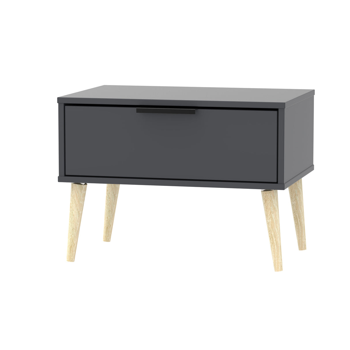 Hong Kong 1 Drawer Midi Chest with Scandinavian Light Legs - Welcome Furniture