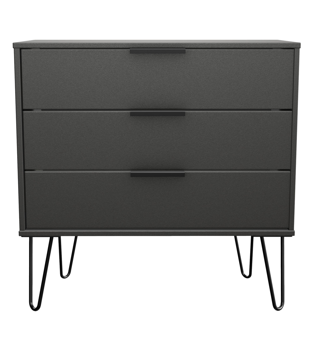 Hong Kong 3 Drawer Chest with Hairpin Legs - Welcome Furniture