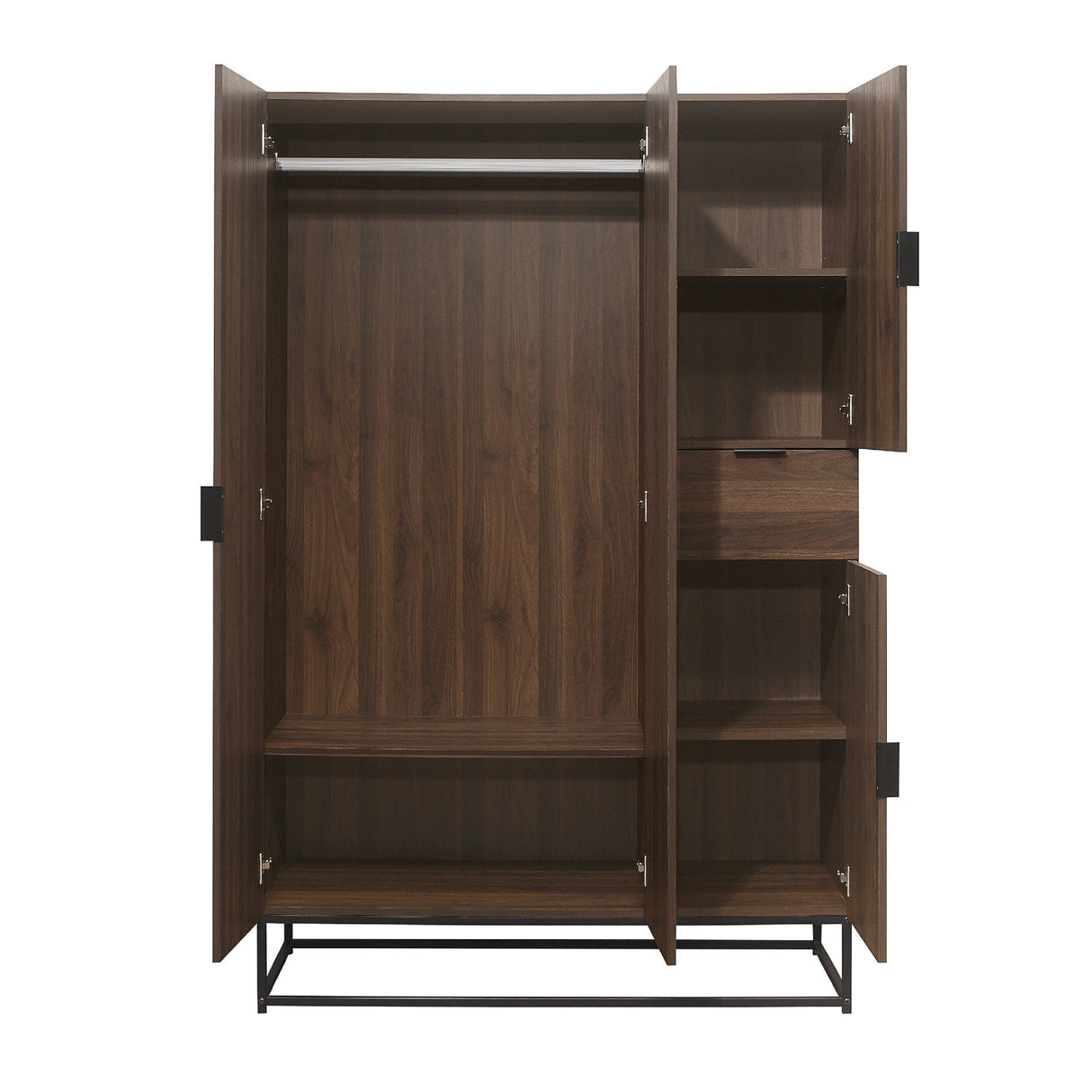 Houston 4 Door 1 Drawer Wardrobe - Birlea