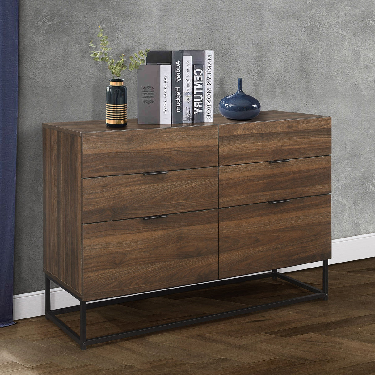 Houston 6 Drawer Chest - Birlea