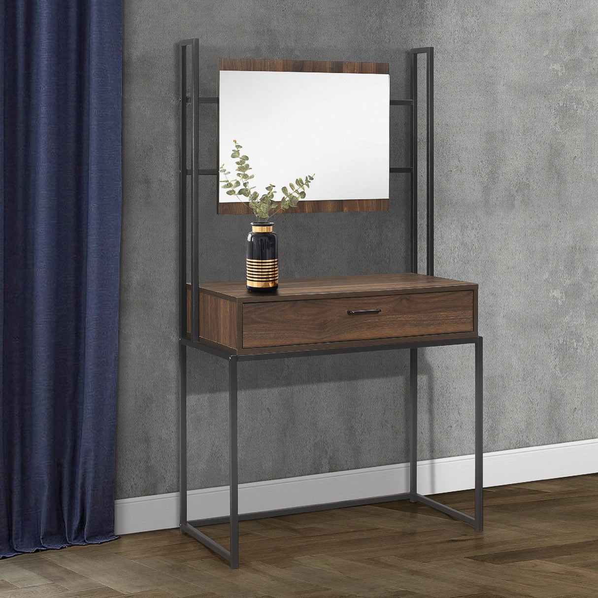 Houston Dressing Table with Mirror - Birlea