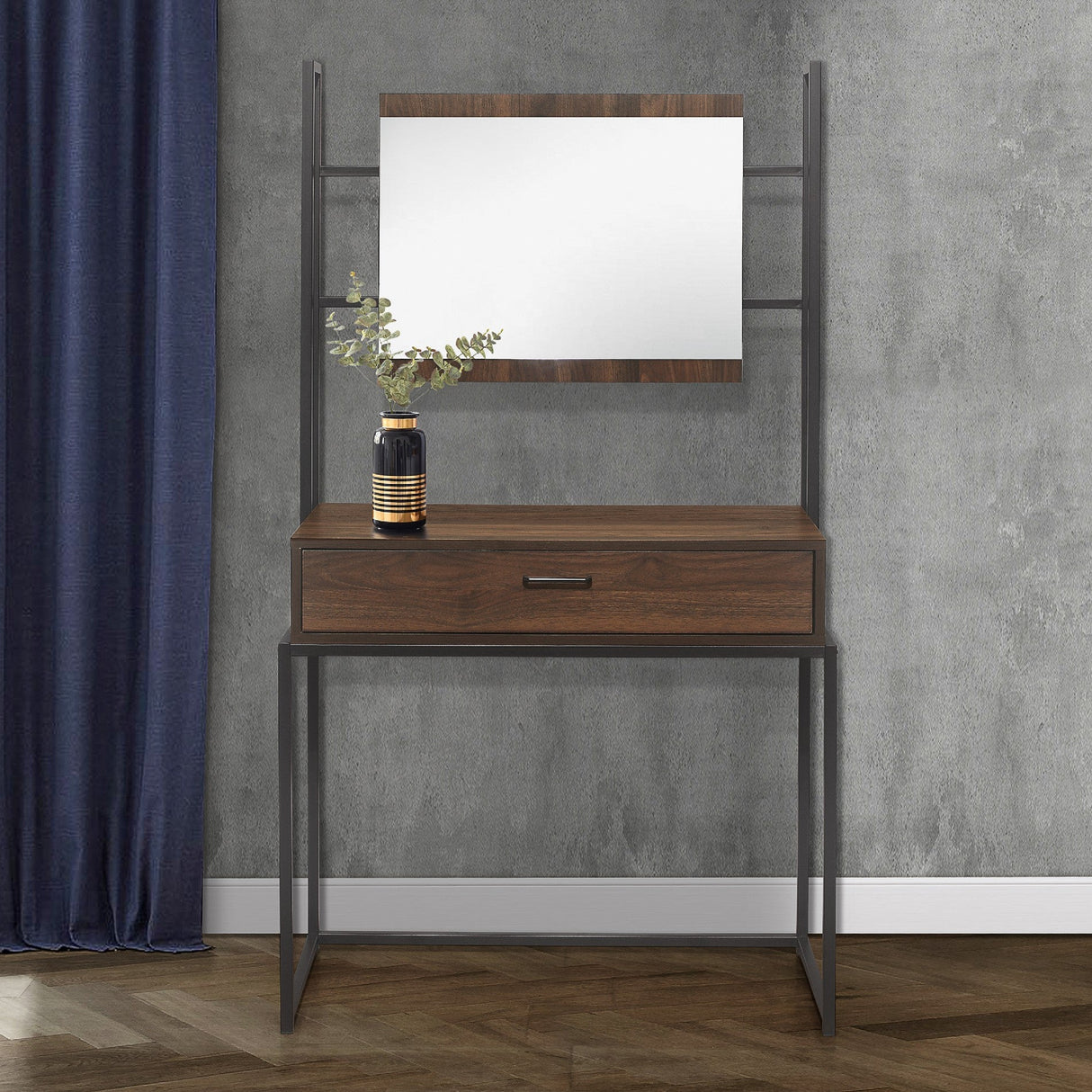 Houston Dressing Table with Mirror - Birlea