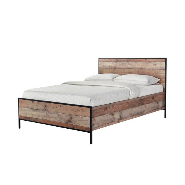 Hoxton Rustic Bed Frame (4'6" Double) - Birlea