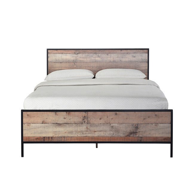 Hoxton Rustic Bed Frame (4'6" Double) - Birlea