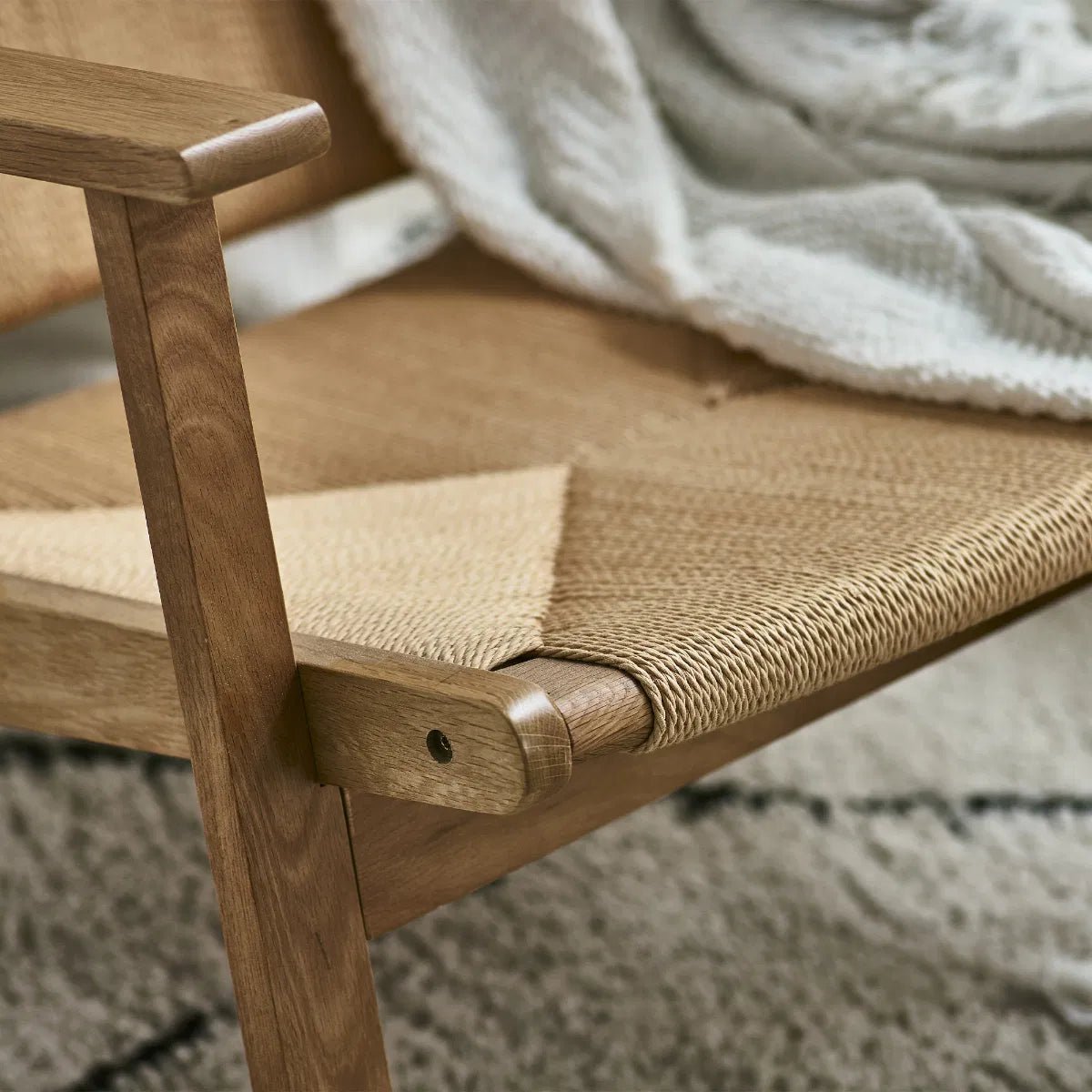 Icaria Woven Arm Chair - Julian Bowen