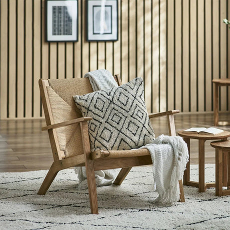 Icaria Woven Arm Chair - Julian Bowen