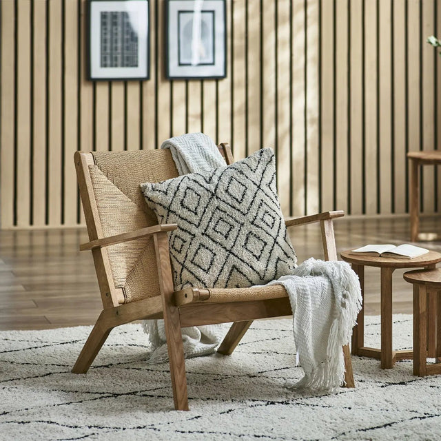 Icaria Woven Arm Chair - Julian Bowen
