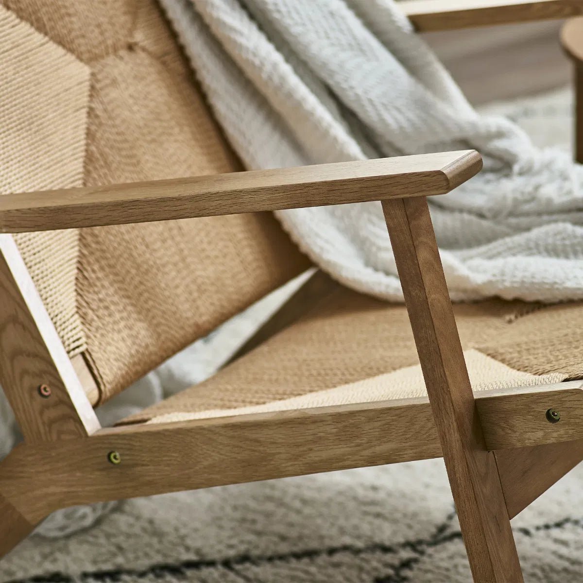 Icaria Woven Arm Chair - Julian Bowen