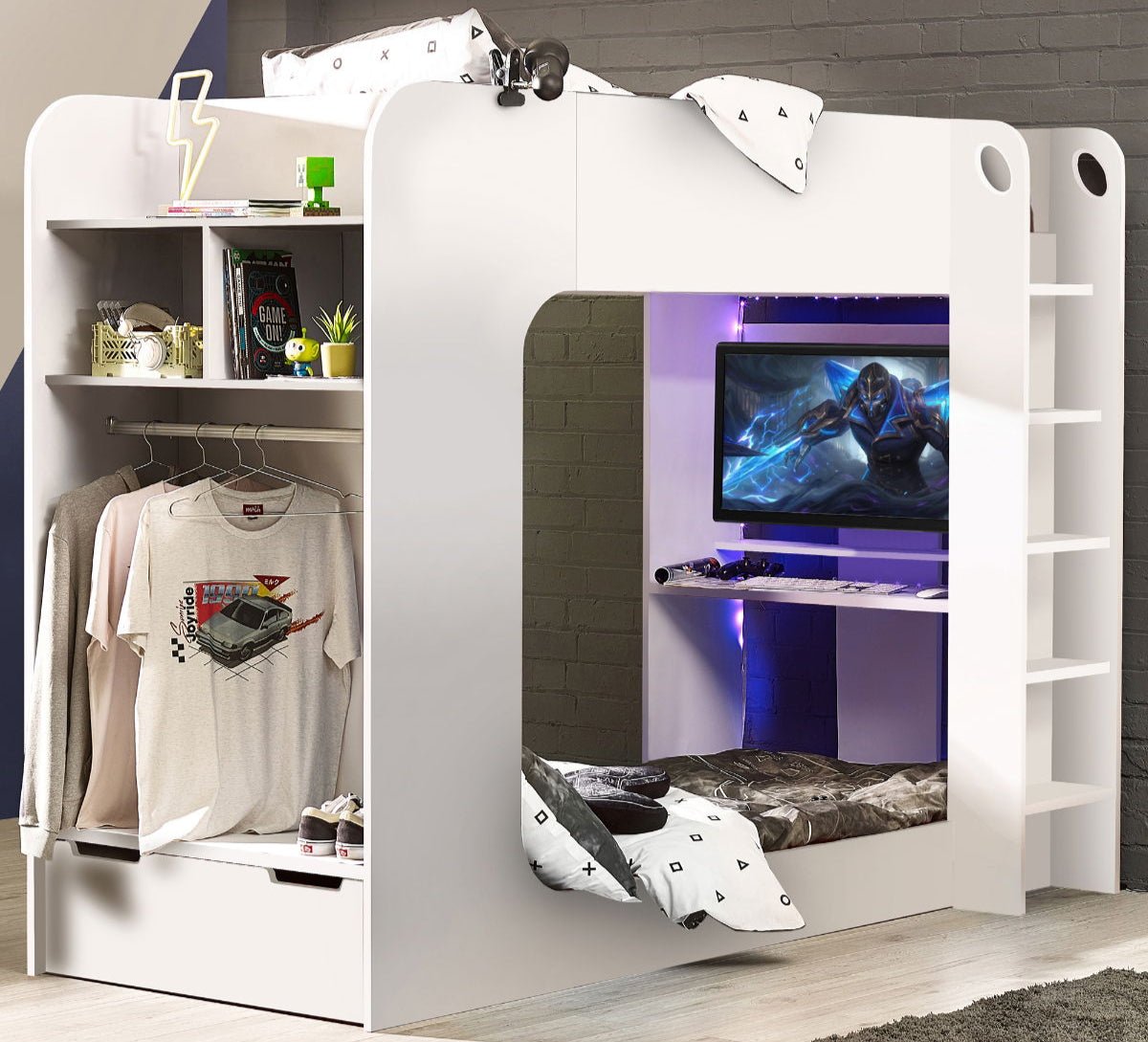 Impact Gaming Bunk Bed - Julian Bowen