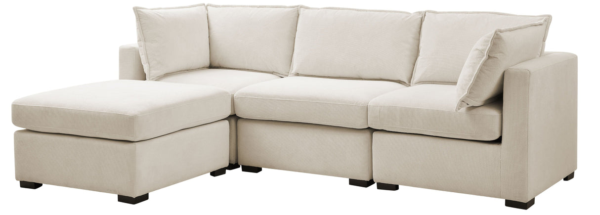 Irene 3 Seater Sofa with Footstool - TGC