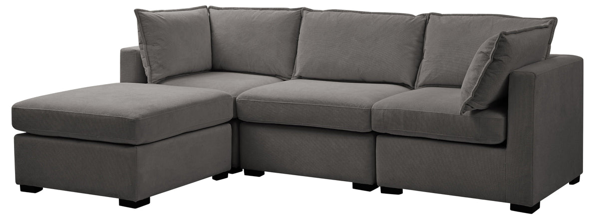 Irene 3 Seater Sofa with Footstool - TGC