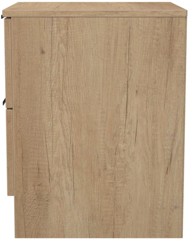 Java 2 Drawer Bedside Table