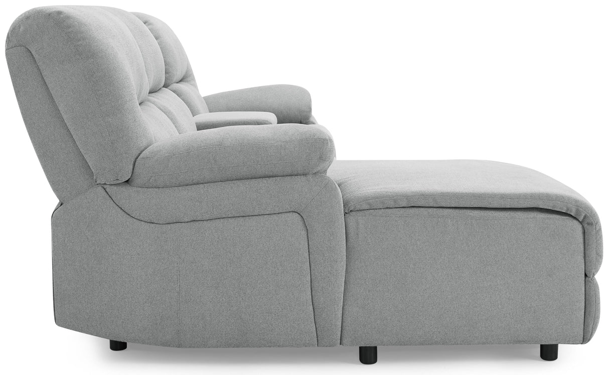 Jake 3 Seater Recliner Sofa with Left Hand Chaise - TGC