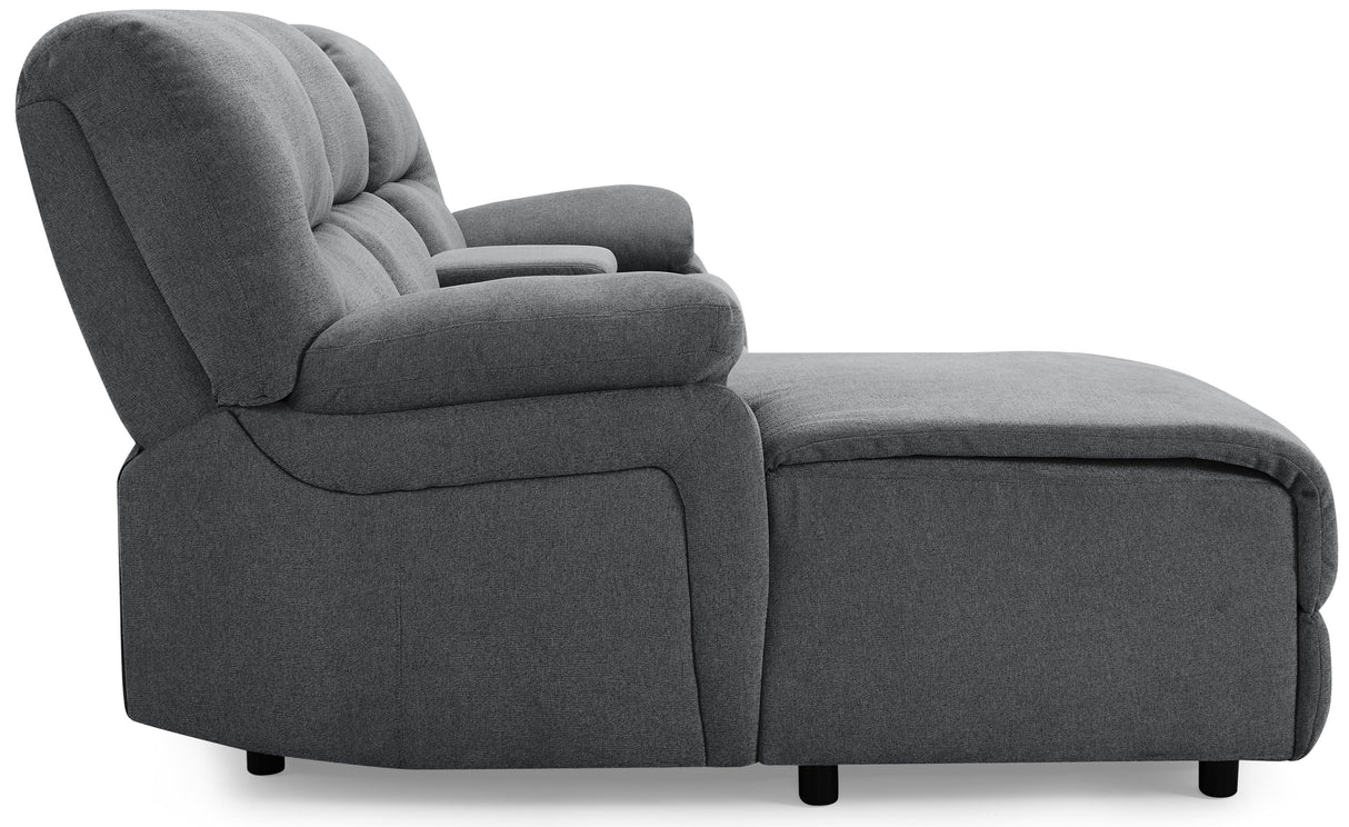 Jake 3 Seater Recliner Sofa with Left Hand Chaise - TGC
