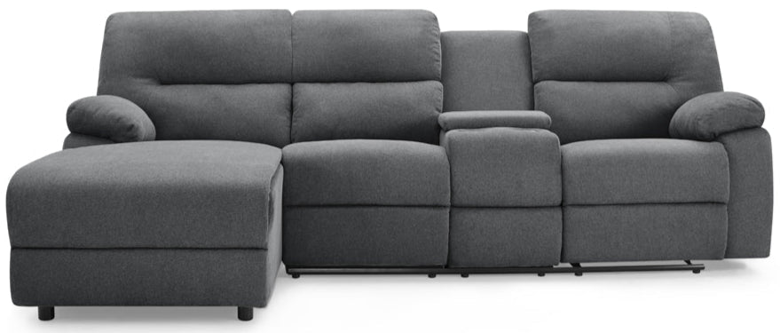 Jake 3 Seater Recliner Sofa with Left Hand Chaise - TGC