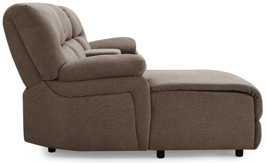 Jake 3 Seater Recliner Sofa with Left Hand Chaise - TGC