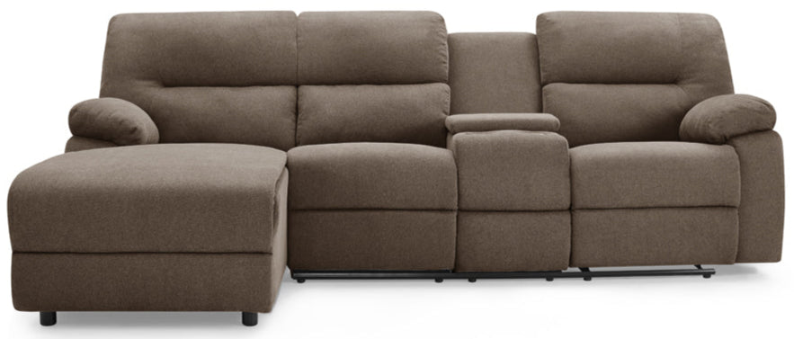 Jake 3 Seater Recliner Sofa with Left Hand Chaise - TGC