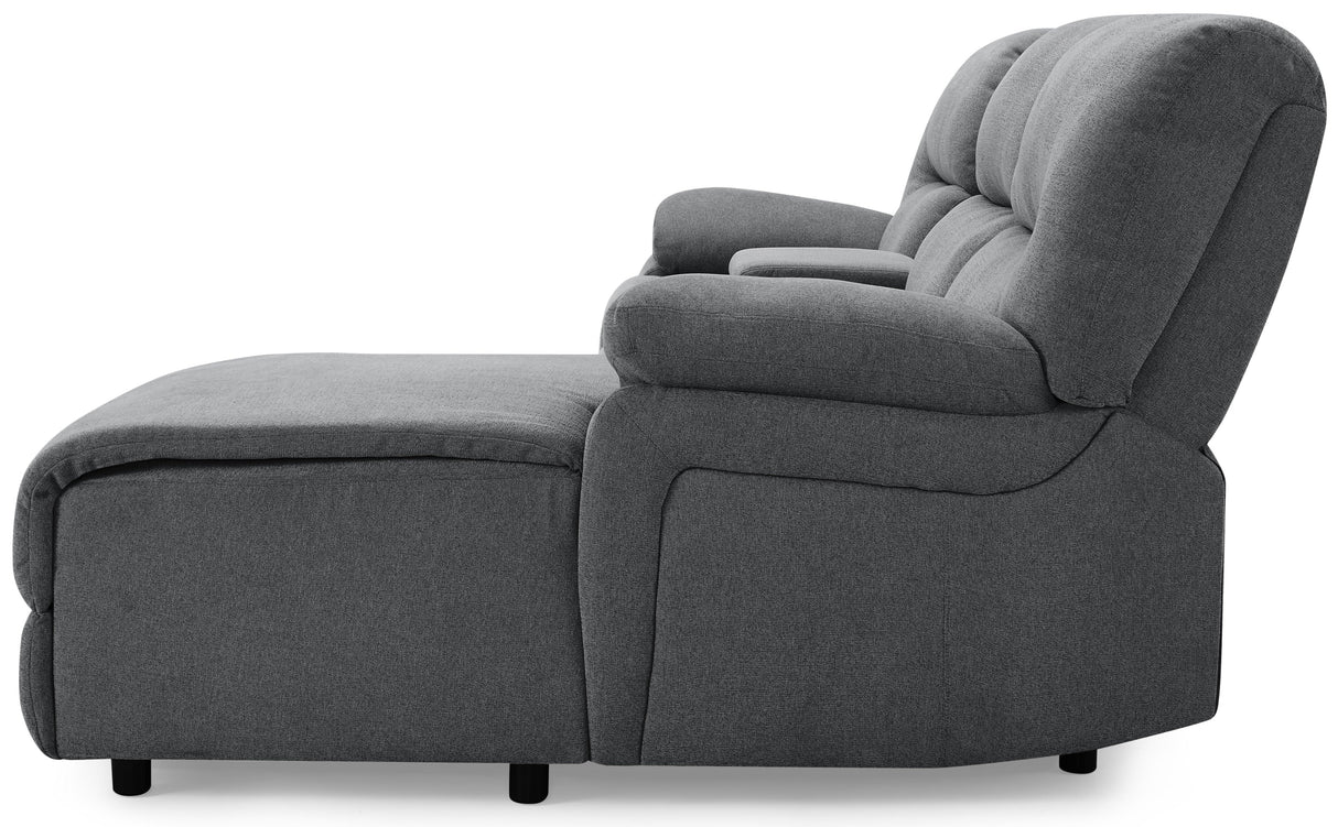 Jake 3 Seater Recliner Sofa with Right Hand Chaise - TGC