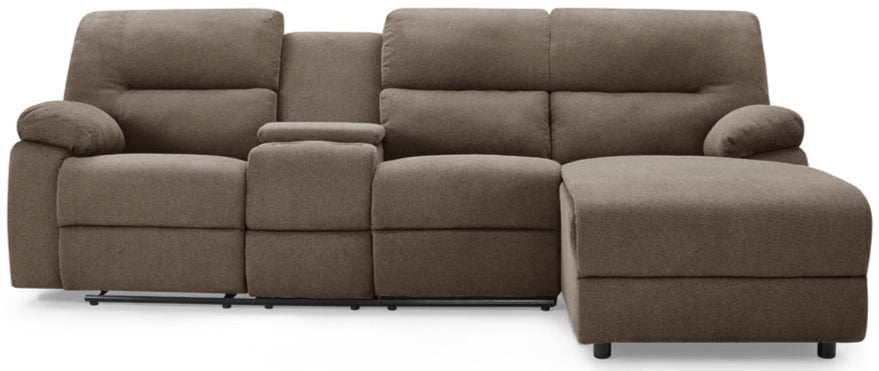 Jake 3 Seater Recliner Sofa with Right Hand Chaise - TGC