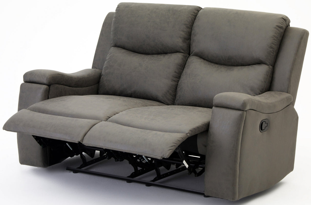 James Air Leather 2 Seater Recliner Sofa - TGC
