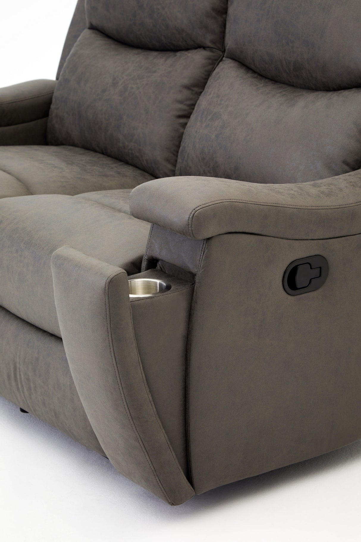 James Air Leather 2 Seater Recliner Sofa - TGC