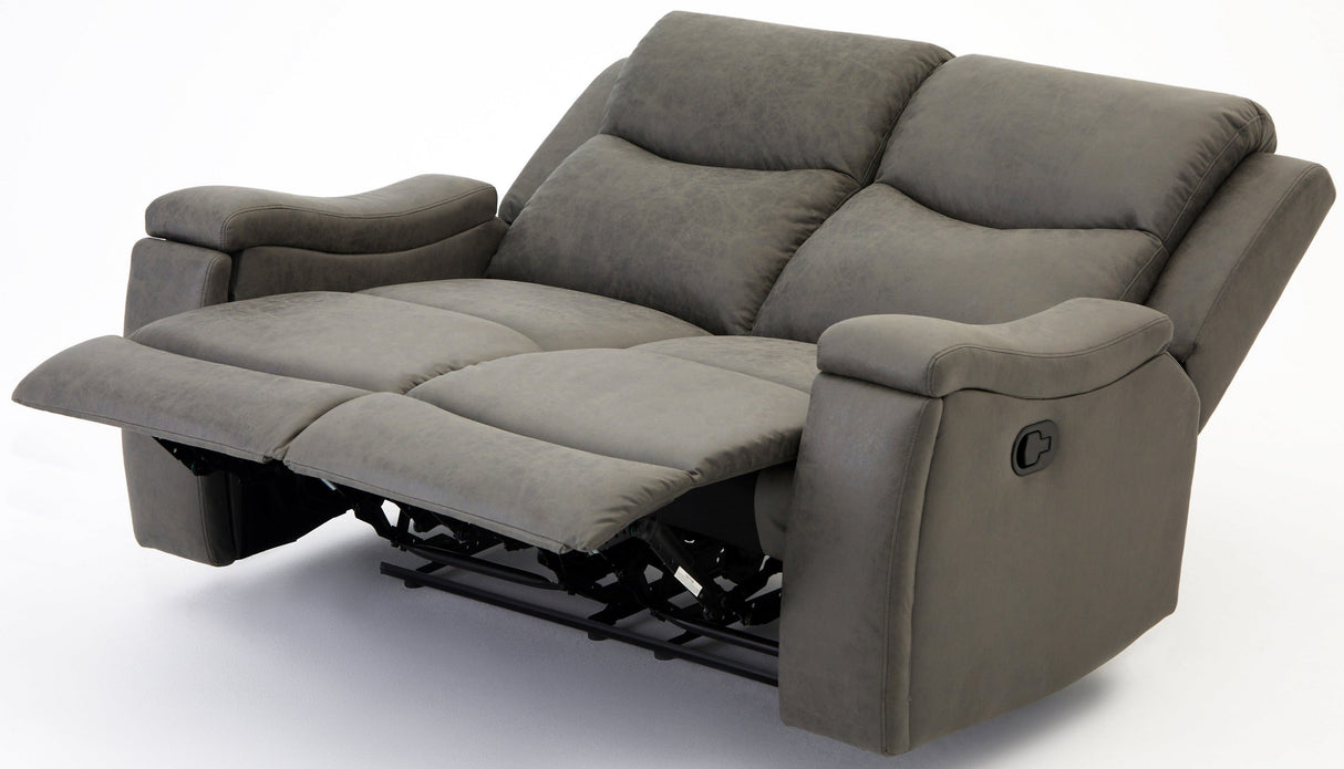 James Air Leather 2 Seater Recliner Sofa - TGC