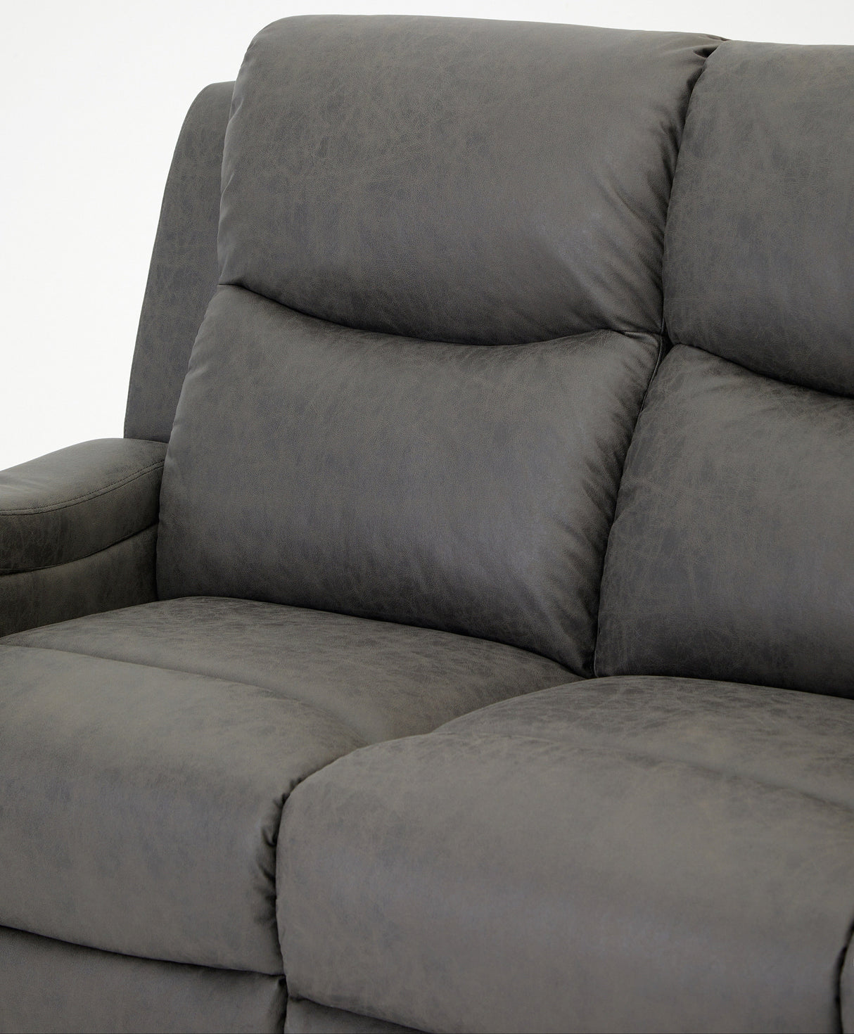 James Air Leather 3 Seater Recliner Sofa - TGC