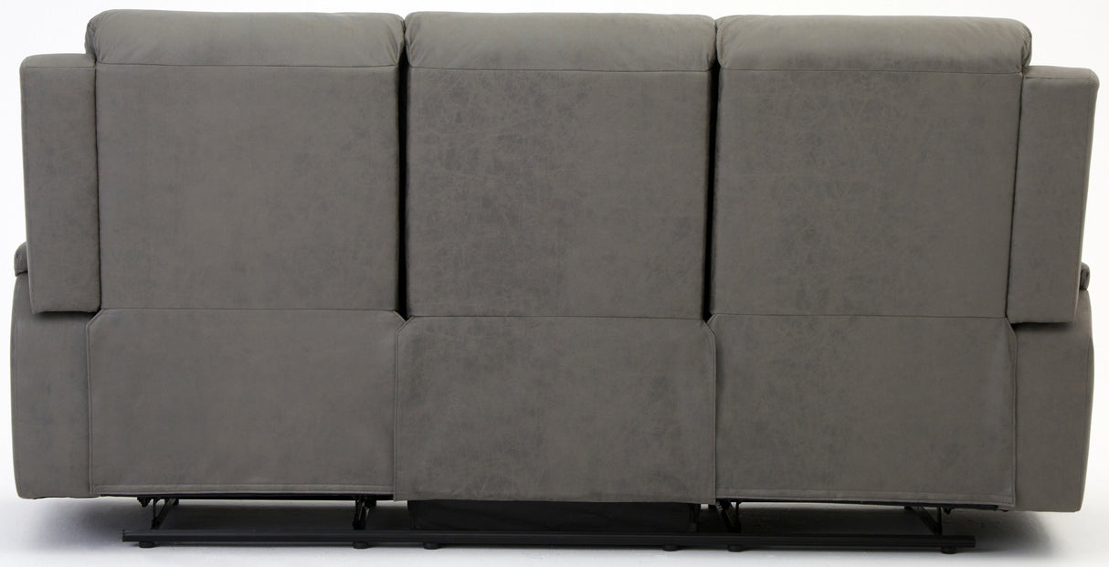 James Air Leather 3 Seater Recliner Sofa - TGC