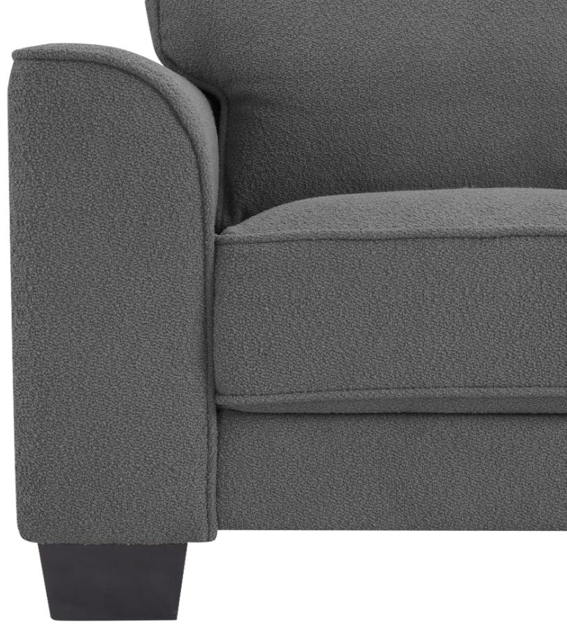 Jasmine Boucle Fabric 2 Seater Sofa - TGC