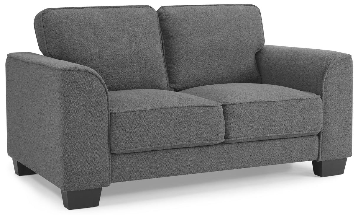 Jasmine Boucle Fabric 2 Seater Sofa - TGC