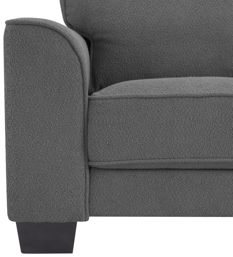 Jasmine Boucle Fabric 3 Seater Sofa - TGC