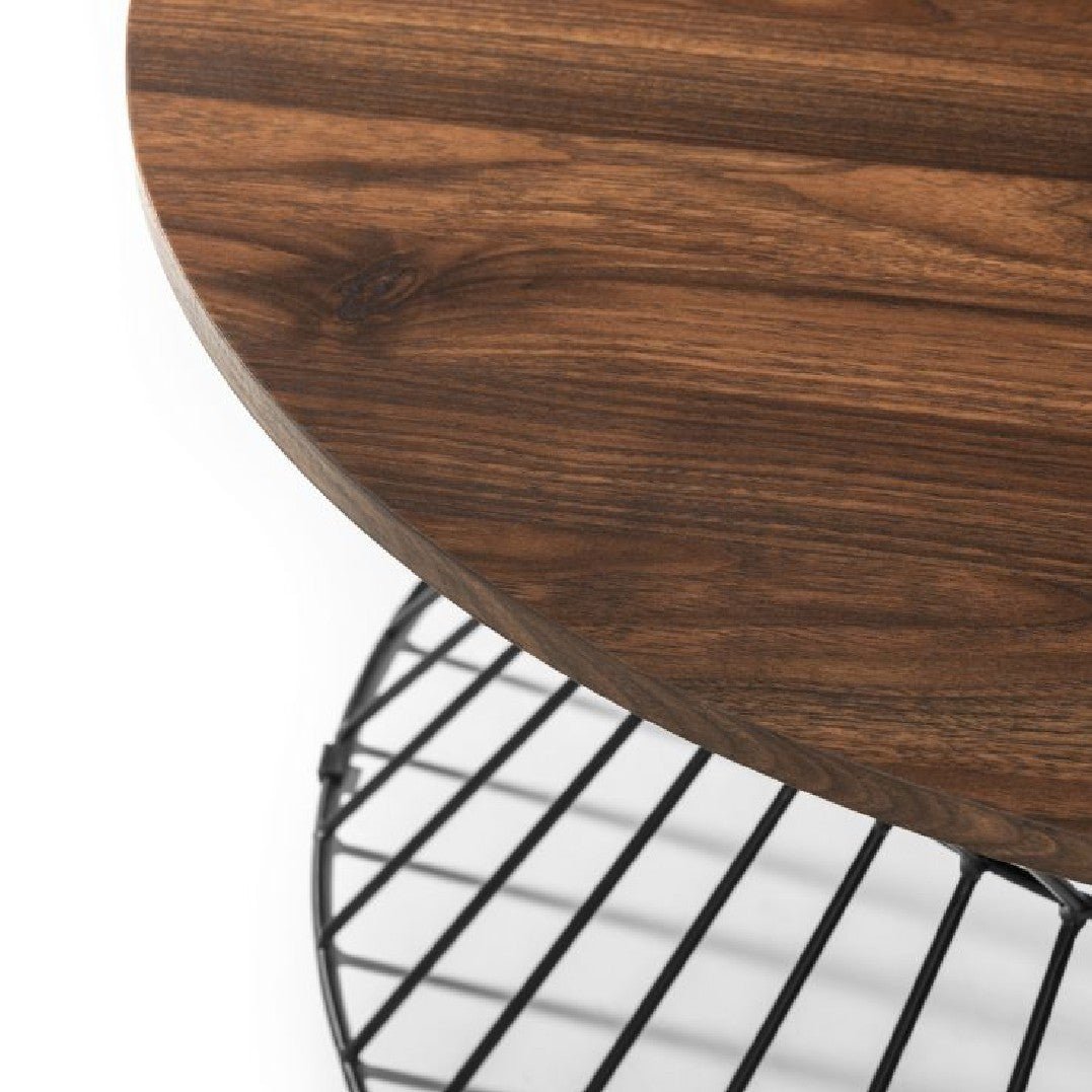 Jersey Round Wire Coffee Table - Julian Bowen