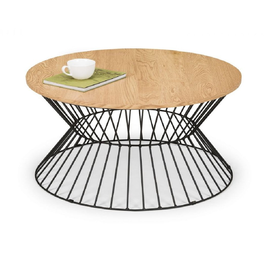 Jersey Round Wire Coffee Table - Julian Bowen