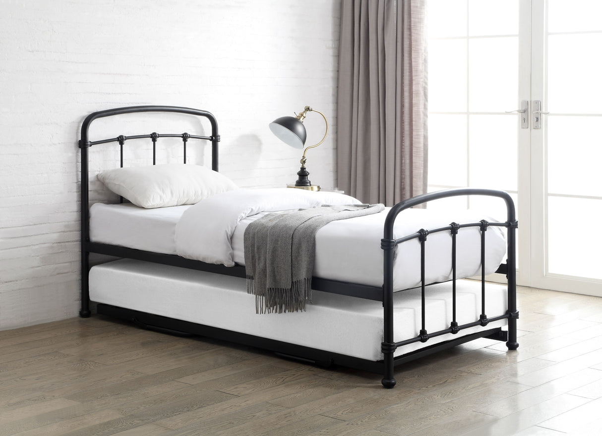 Mostyn Metal Guest Bed with Pull-Out