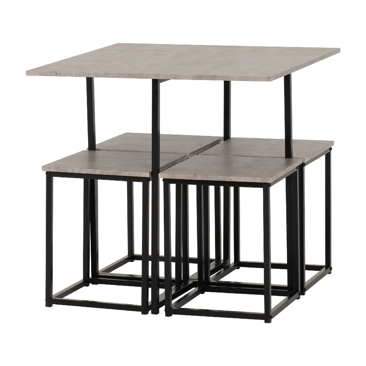 Kent Space Saving Stowaway Dining Set - Seconique