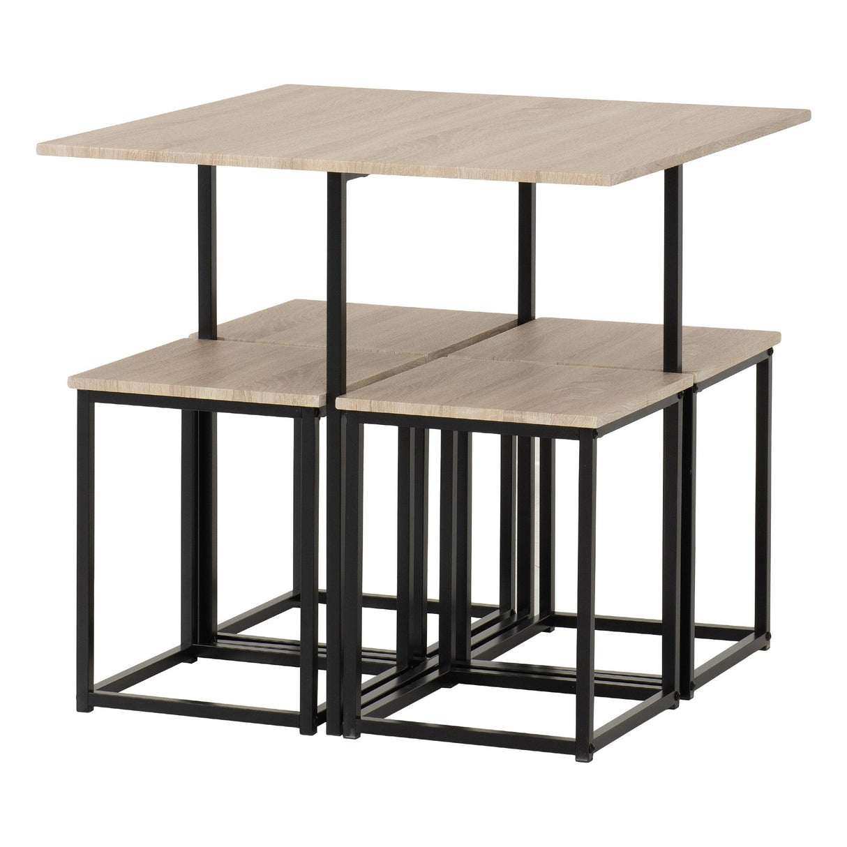 Kent Space Saving Stowaway Dining Set - Seconique