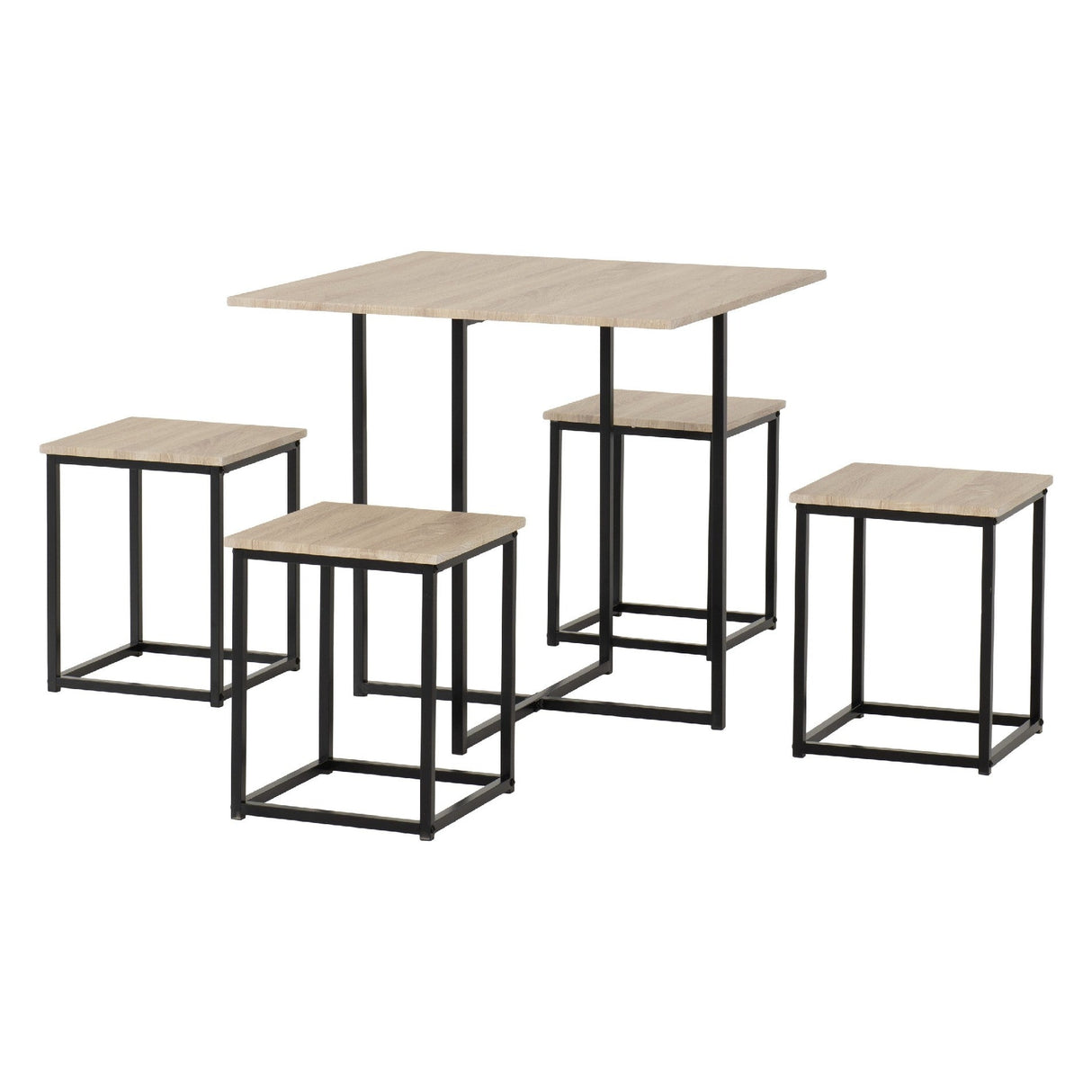 Kent Space Saving Stowaway Dining Set - Seconique
