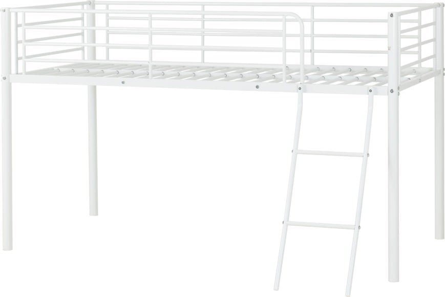 Kora 3ft Single Mid Sleeper Metal Bed Frame - Seconique