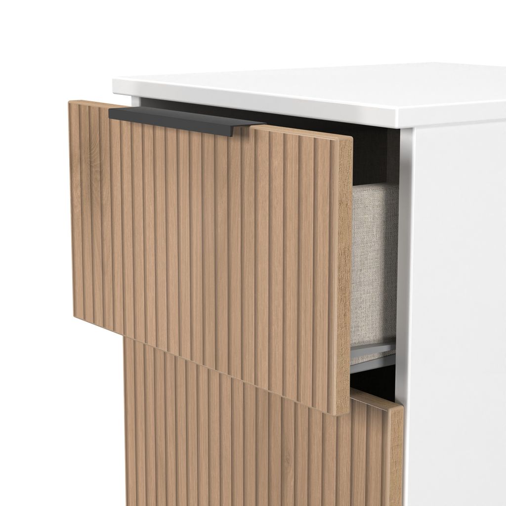 Java 3 Drawer Bedside Table