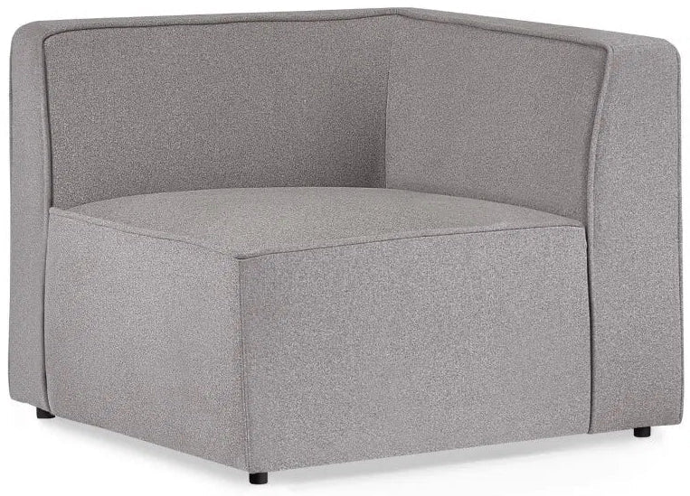 Lago Combination Linen Corner Sofa - Julian Bowen