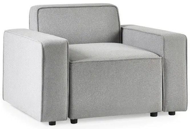 Lago Combination Linen Single Seat Sofa - Julian Bowen