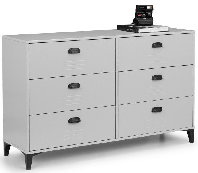 Lakers Locker 6 Drawer Wide Chest - Julian Bowen