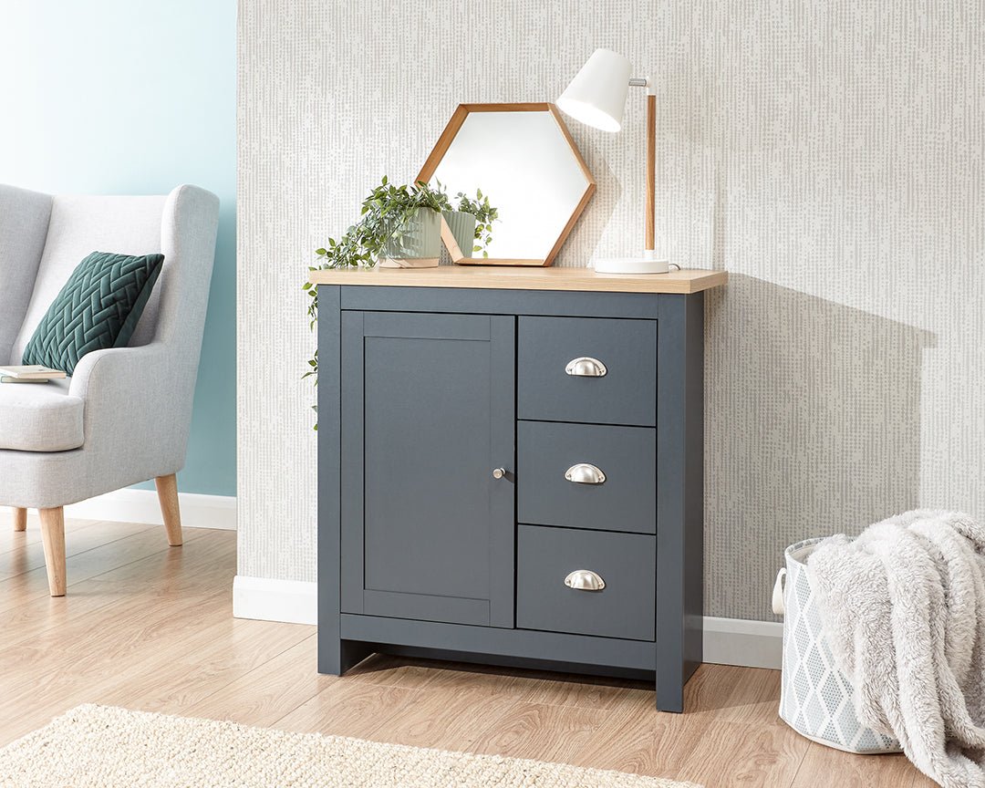 Lancaster 1 Door 3 Drawer Sideboard - GFW